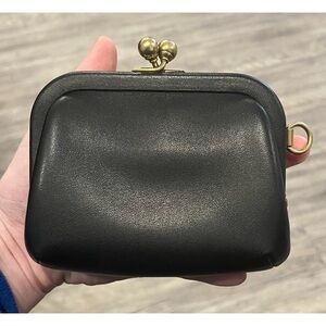 Coach Black 1941 Small Kisslock Pouch!